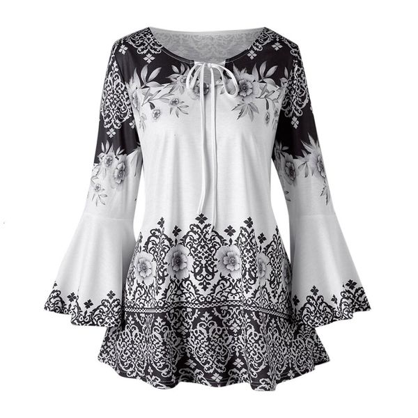 ladies blouses for women blouses womens plus size 5xl autumn boho causal printed long flare sleeve blouses blusas de moda, White
ladies blouses for women blouses womens plus size 5xl autumn boho causal printed long flare sleeve blouses blusas de moda, White