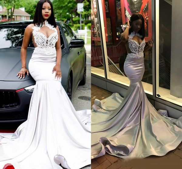 mermaid prom dresses 2020 lace prom gowns sequins formal evening dress party gowns applique 8th grade graduation dresses occasion dresses, Black
mermaid prom dresses 2020 lace prom gowns sequins formal evening dress party gowns applique 8th grade graduation dresses occasion dresses, Black