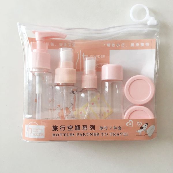 factory dropshipping cosmetic bottle 7pcs spray bottle set empty cosmetics portable sample travel bottling alcohol spray bottle b2501
factory dropshipping cosmetic bottle 7pcs spray bottle set empty cosmetics portable sample travel bottling alcohol spray bottle b2501