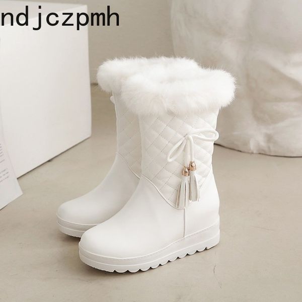women's boots the new winter fashion round head zipper plush wedge low-heeled middle tube women's shoes size 30-42 black white
women's boots the new winter fashion round head zipper plush wedge low-heeled middle tube women's shoes size 30-42 black white