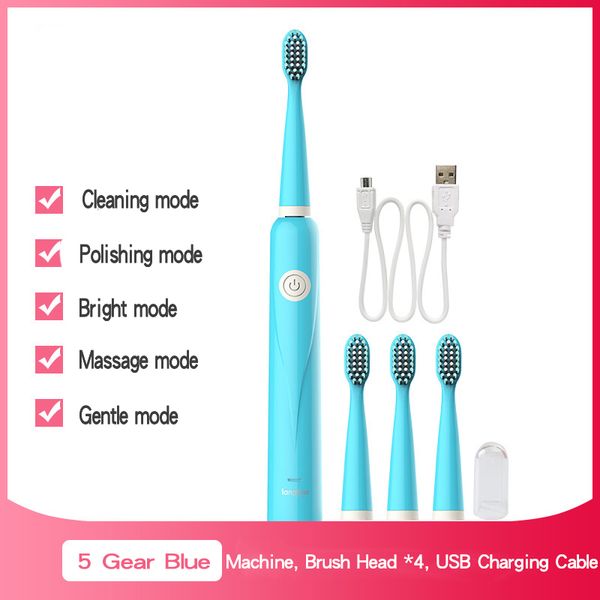 usb rechargeable sonic electric toothbrush ultrasonic whitening teeth automatic toothbrush washable 4 brush heads travel new
usb rechargeable sonic electric toothbrush ultrasonic whitening teeth automatic toothbrush washable 4 brush heads travel new