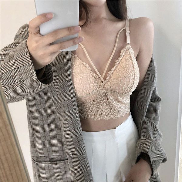 ucy 2019 new style stylish spring korean temperament pure color lace elegant wireless push up bra underwear small girl vest, Black;white
ucy 2019 new style stylish spring korean temperament pure color lace elegant wireless push up bra underwear small girl vest, Black;white