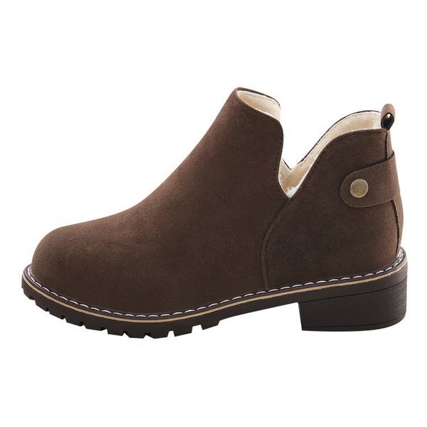 winter 2018 new fleet martin boots, shoes, shoes, round-heeled warm boots, sanded women's shoes -19
winter 2018 new fleet martin boots, shoes, shoes, round-heeled warm boots, sanded women's shoes -19