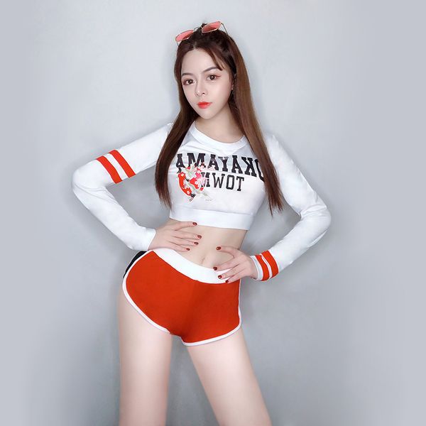 gogo dancer costume white&red jumpsuit nightclub jazz dance costume long sleeve bar leading dance pole clothing bl2700, Black;red
gogo dancer costume white&red jumpsuit nightclub jazz dance costume long sleeve bar leading dance pole clothing bl2700, Black;red