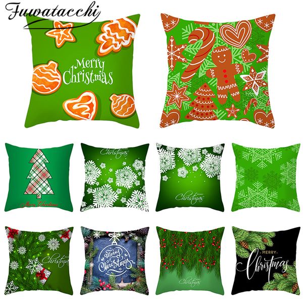 fuwatacchi green christmas tree pillow cover nordic style cushion cover polyester saquare home sofa chair decorative pillowcases
fuwatacchi green christmas tree pillow cover nordic style cushion cover polyester saquare home sofa chair decorative pillowcases