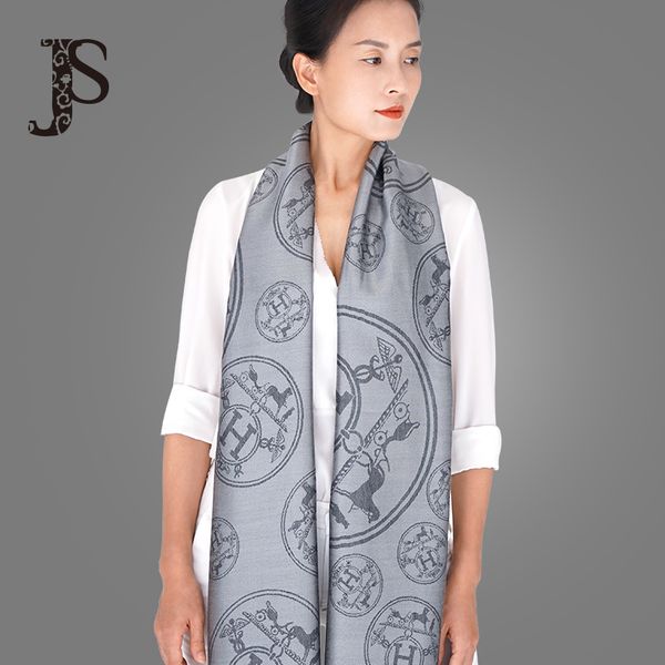 js lucky scarf business lady shawl champagne color silk wool autumn winter air conditioning multi-functional man scarf, Blue;gray
js lucky scarf business lady shawl champagne color silk wool autumn winter air conditioning multi-functional man scarf, Blue;gray