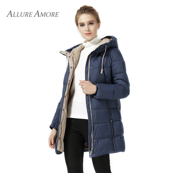 allure amore casual women winter jacket thick warm outwear coats solid hooded slim coat women parka new winter collection brand, Black
allure amore casual women winter jacket thick warm outwear coats solid hooded slim coat women parka new winter collection brand, Black