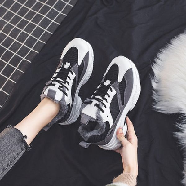 old shoes women's autumn and winter 2019 new fashion wild casual plus velvet warm cotton shoes thick high heel, Black
old shoes women's autumn and winter 2019 new fashion wild casual plus velvet warm cotton shoes thick high heel, Black