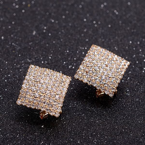 rhinestone clip on earrings without piercing for women fashion jewelry no ear hole ear clip wedding pageant, Silver
rhinestone clip on earrings without piercing for women fashion jewelry no ear hole ear clip wedding pageant, Silver