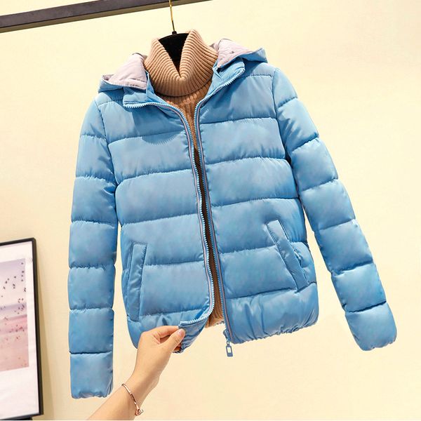 winter women cotton liner hooded jackets women short design casual outerwear, Black
winter women cotton liner hooded jackets women short design casual outerwear, Black