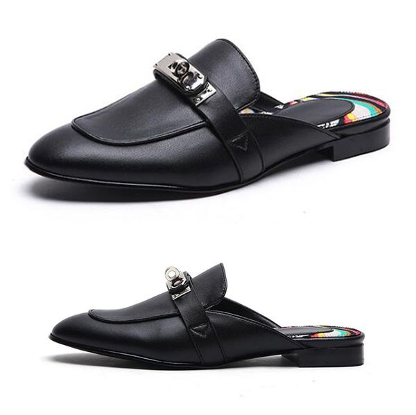 brand designer h#luxury lady slippers 2020 new genuine leather fashion leisure flat shoes most popular europe work party lady women shoes, Black
brand designer h#luxury lady slippers 2020 new genuine leather fashion leisure flat shoes most popular europe work party lady women shoes, Black