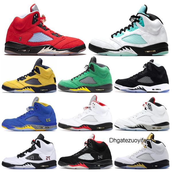 2020 5 5s basketball shoes fab 5 sp michigan island green laney suede red blue mens trainers sports sneakers 7-13
2020 5 5s basketball shoes fab 5 sp michigan island green laney suede red blue mens trainers sports sneakers 7-13