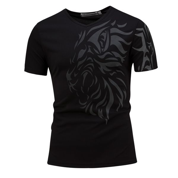 lion print mens designer tshirts fashion slim panelled short sleeve mens designer tees casual males clothing, White;black
lion print mens designer tshirts fashion slim panelled short sleeve mens designer tees casual males clothing, White;black