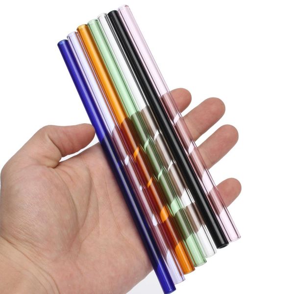 1pc colorful clear glass straws smoothie reusable wedding birthday party drinking straw for milkshake frozen drinks thick straws
1pc colorful clear glass straws smoothie reusable wedding birthday party drinking straw for milkshake frozen drinks thick straws