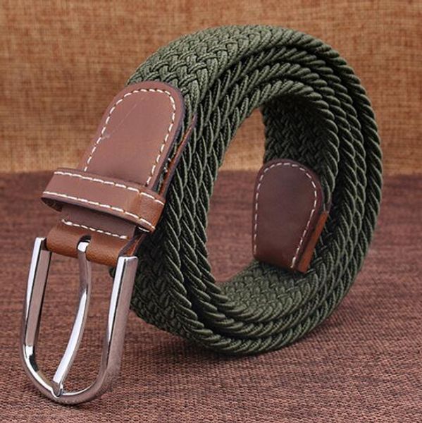 leisure belt for men elastic woven canvas belt for women versatile buckle belt style belts, Black;brown
leisure belt for men elastic woven canvas belt for women versatile buckle belt style belts, Black;brown