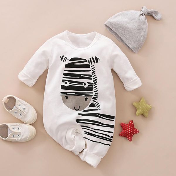 2pcs newborn infant baby boys girls cartoon animal print jumpsuits hat outfits set 0-2 years old baby boy girls fashion suit, White
2pcs newborn infant baby boys girls cartoon animal print jumpsuits hat outfits set 0-2 years old baby boy girls fashion suit, White