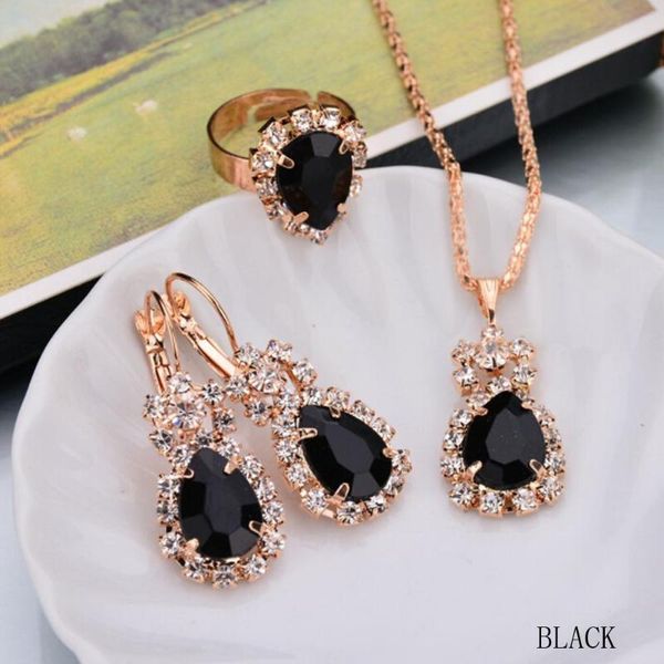 classical women jewelry set water drop necklace/earring/ring set bijoux femme sale, Silver
classical women jewelry set water drop necklace/earring/ring set bijoux femme sale, Silver