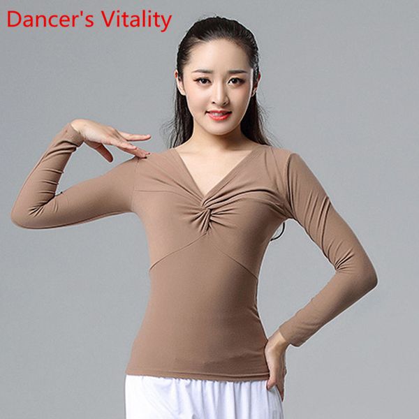 women belly dance racing practice clothes winter long sleeve v neck oriental dancing stage training outfits, Black;red
women belly dance racing practice clothes winter long sleeve v neck oriental dancing stage training outfits, Black;red