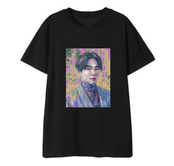 summer style kpop exo suho solo self-portrait same printing t shirt fashion o neck short sleeve t-shirt, White
summer style kpop exo suho solo self-portrait same printing t shirt fashion o neck short sleeve t-shirt, White