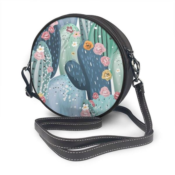 pastel cactuses with flowers bag round shoulder bag small women fashion summer messenger crossbody bags
pastel cactuses with flowers bag round shoulder bag small women fashion summer messenger crossbody bags