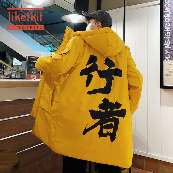 liketkit winter jacket men parkas 2019 mens multi pockets chinese print harajuku thick long coat male loose warm bubble jackets, Black
liketkit winter jacket men parkas 2019 mens multi pockets chinese print harajuku thick long coat male loose warm bubble jackets, Black