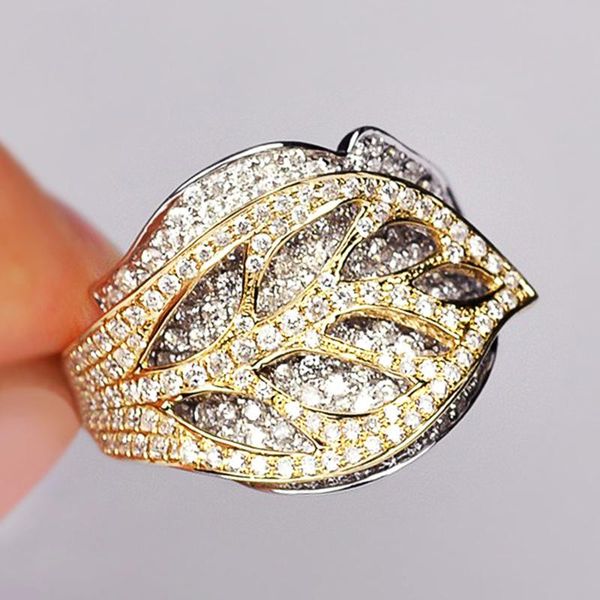 yosilver and gold color sparkling spring tree leaves white cubic zircon finger rings for women fashion diy jewelry, Golden;silver
yosilver and gold color sparkling spring tree leaves white cubic zircon finger rings for women fashion diy jewelry, Golden;silver