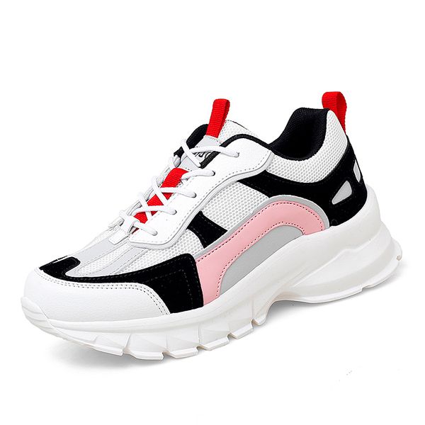 women shoes 2020 pink sneakers women vulcanized shoes platform chunky sneakers casual dad basket femme krasovki, Black
women shoes 2020 pink sneakers women vulcanized shoes platform chunky sneakers casual dad basket femme krasovki, Black