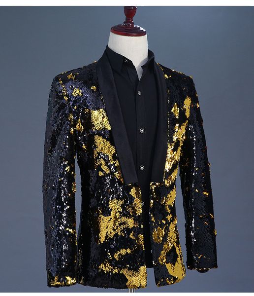 dj ds male sequins costumes jacket tide fashion host coat outfit slim blazer men singer dancer show nightclub party stage bar, White;black
dj ds male sequins costumes jacket tide fashion host coat outfit slim blazer men singer dancer show nightclub party stage bar, White;black