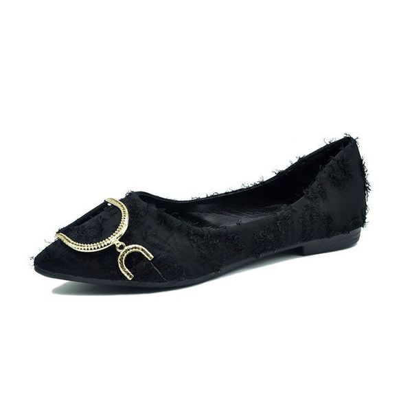 peas shoes women 2019 new flat shoes women pointed solid color cotton ladies asakuchi women's spring size 35-39, Black
peas shoes women 2019 new flat shoes women pointed solid color cotton ladies asakuchi women's spring size 35-39, Black