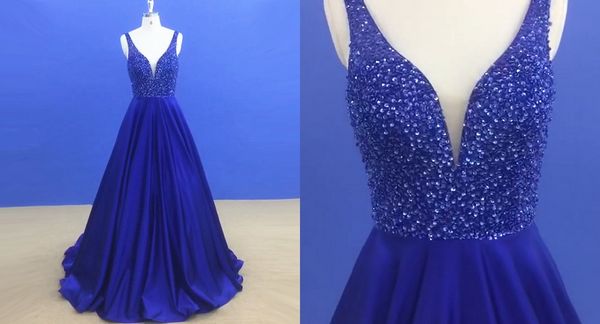 real p bling sequin prom dress evening gowns deep v neck a line satin open back pageant dress long, Black
real p bling sequin prom dress evening gowns deep v neck a line satin open back pageant dress long, Black