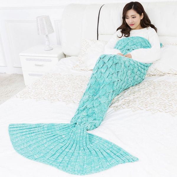 princesses dream 9 colors large soft knitted mermaid tail blanket sleeping wrap crochet handmade sleeping bag for birthday
princesses dream 9 colors large soft knitted mermaid tail blanket sleeping wrap crochet handmade sleeping bag for birthday