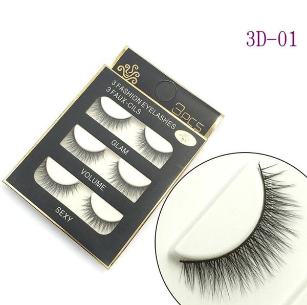 3 pairs false eyelashes long natural false eyelashes thick makeup real 3d mink lashes soft eyelash extension fake eye lashes
3 pairs false eyelashes long natural false eyelashes thick makeup real 3d mink lashes soft eyelash extension fake eye lashes