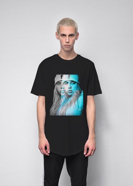 fashion billie eilish t shirt extended round sweep t-shirt curved hem long line hip hop urban streetwear tee dm047, White;black
fashion billie eilish t shirt extended round sweep t-shirt curved hem long line hip hop urban streetwear tee dm047, White;black