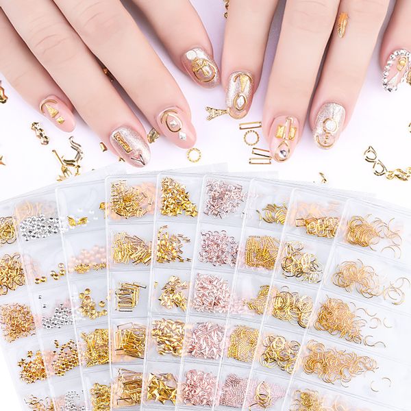 6 mix size rose gold hollow nail art decoration 3d metal gold moon star studs nail rivets diy charms accessories, Silver;gold
6 mix size rose gold hollow nail art decoration 3d metal gold moon star studs nail rivets diy charms accessories, Silver;gold