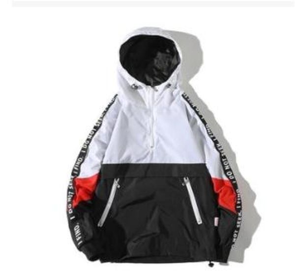 men women sports windbreaker jackets colors patchwork contract waterproof jacket zippers up hooded coats plus size 3xl, Black;brown
men women sports windbreaker jackets colors patchwork contract waterproof jacket zippers up hooded coats plus size 3xl, Black;brown