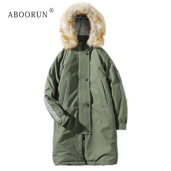 aboorun 2019 winter parka coats men fur windbreaker long jackets and coats male casual thicken hooded outerwear overcoat r1611, Tan;black
aboorun 2019 winter parka coats men fur windbreaker long jackets and coats male casual thicken hooded outerwear overcoat r1611, Tan;black