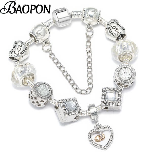 серебряные украшения color crystal beads шарм браслеты браслеты оригинал pulsera с любовью сердца кулон браслет для женщин мода, Golden;silver
серебряные украшения color crystal beads шарм браслеты браслеты оригинал pulsera с любовью сердца кулон браслет для женщин мода, Golden;silver