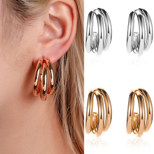 creative metal gold silver tube c shape hoop earring chic wide semicircle curved women earring charm geometric jewelry brincos, Golden;silver
creative metal gold silver tube c shape hoop earring chic wide semicircle curved women earring charm geometric jewelry brincos, Golden;silver