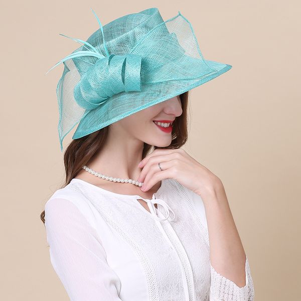 mingli tenagda lake blue green bride hats and fascinators woman grace cambric formal hat wedding accessories sombrero boda mujer
mingli tenagda lake blue green bride hats and fascinators woman grace cambric formal hat wedding accessories sombrero boda mujer