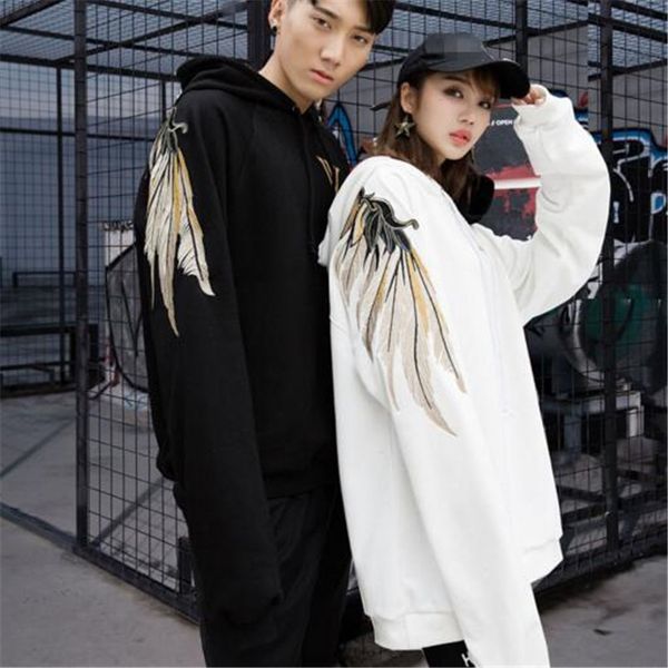heavy work embroidery men hoodie lover clothes back wings hoodies men and women street hip hop loose sweatshirt sudadera mujer, Black
heavy work embroidery men hoodie lover clothes back wings hoodies men and women street hip hop loose sweatshirt sudadera mujer, Black