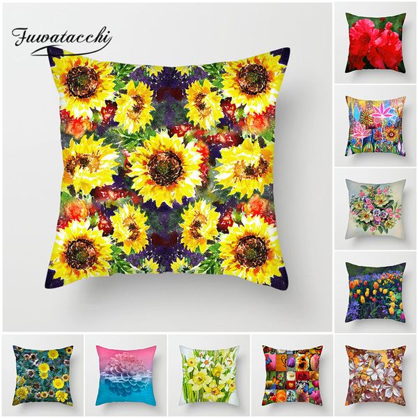 fuwatacchi oil painting daisy cushion cover lily tulip sunflower pillow cover for home chair sofa flowers decorative pillows
fuwatacchi oil painting daisy cushion cover lily tulip sunflower pillow cover for home chair sofa flowers decorative pillows