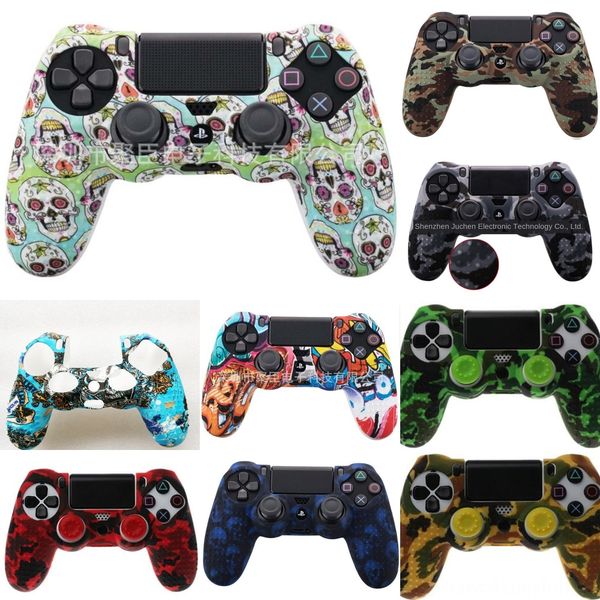 c54mo silicone gamepad skin 2 cover protector case + grip caps kit for ps4 controller
c54mo silicone gamepad skin 2 cover protector case + grip caps kit for ps4 controller