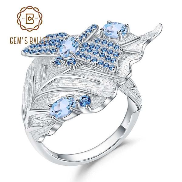gem's ballet 0.78ct natural swiss blue z ring fine jewelry 925 sterling silver handmade leaf ring rings for women bijoux, Golden;silver
gem's ballet 0.78ct natural swiss blue z ring fine jewelry 925 sterling silver handmade leaf ring rings for women bijoux, Golden;silver