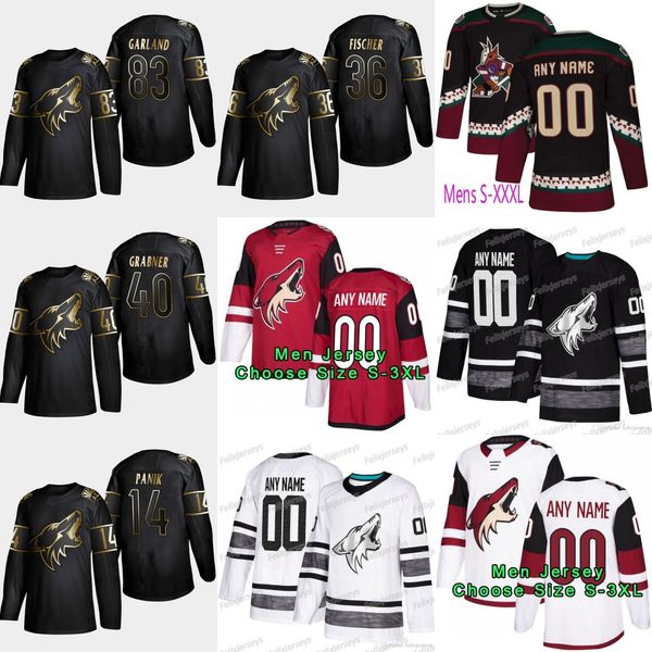 83 Conor Garland 2019 Golden Edition Arizona Coyotes 29 Mario Kempe 40 Michael Grabner 36 Christian Fischer 14 Richard Panik Hockey Jersey
83 Conor Garland 2019 Golden Edition Arizona Coyotes 29 Mario Kempe 40 Michael Grabner 36 Christian Fischer 14 Richard Panik Hockey Jersey