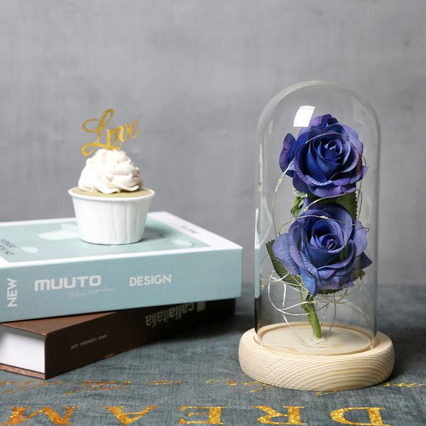 eternal flower preserved fresh flower 2 roses glass valentine's day festival floral decor romantic immortality rose glass cover
eternal flower preserved fresh flower 2 roses glass valentine's day festival floral decor romantic immortality rose glass cover