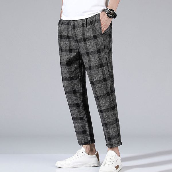 man pants casual sport pants slim fit plaid trousers running joggers men's brand men large size, Black
man pants casual sport pants slim fit plaid trousers running joggers men's brand men large size, Black