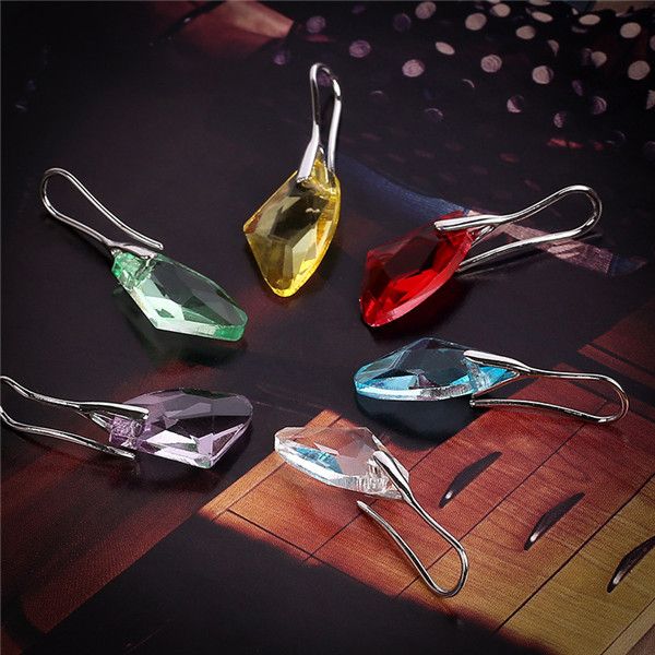 unique design irregular natural crystal earrings for women personality hook earrings party wedding jewelry gift, Silver
unique design irregular natural crystal earrings for women personality hook earrings party wedding jewelry gift, Silver