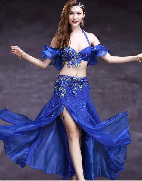 women belly dance costume bra belt 2 piece set handmade beaded performance show suit red royal blue rose ing, Black;red
women belly dance costume bra belt 2 piece set handmade beaded performance show suit red royal blue rose ing, Black;red
