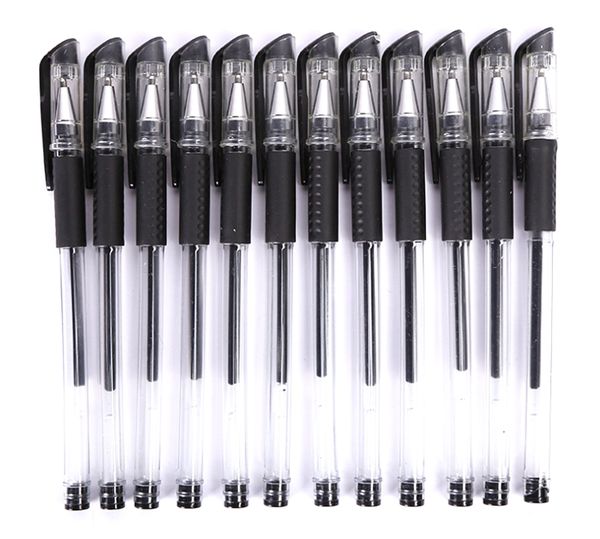 12 pcs/set black ink gel pen 0.5mm writing neutral pens simple pen for student school office supplies stationery tool
12 pcs/set black ink gel pen 0.5mm writing neutral pens simple pen for student school office supplies stationery tool
