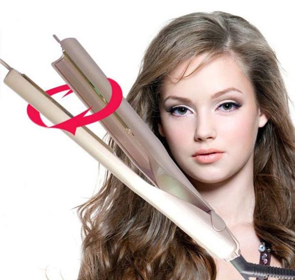 2 in 1 hair curler hair traightener titanium gold plate u eu uk plug dhl hipping
2 in 1 hair curler hair traightener titanium gold plate u eu uk plug dhl hipping